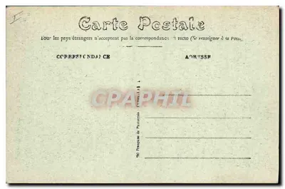 Bourges — Absydę katedry — wydanie E.L. nr 206 — Rewers