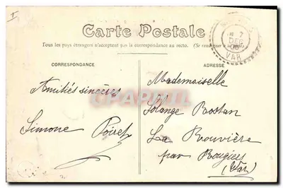 Bourges — Igreja de Nossa Senhora — Editor desconhecido, n° 53 — Verso