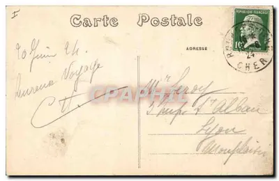 Bourges — Façada katedry — Wydawca nieznany, nr 201 — Rewers
