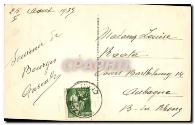 Bourges — La Catedral — LL. — n° 162 — Reverso