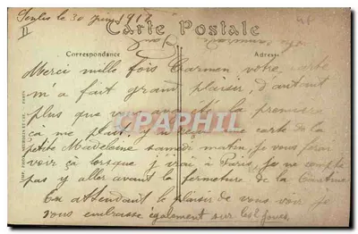 Senlis — Widok z drogi do Meaux — ND. Fot. — Rewers