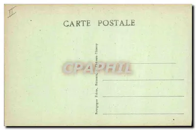 Senlis (Oise) — Ruiny zamku Henryka IV — wydawca J.B.R. — Rewers