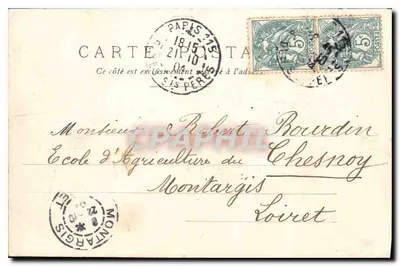 Pałac Luxembourg — Paryż — wydawca 72 — Rewers
