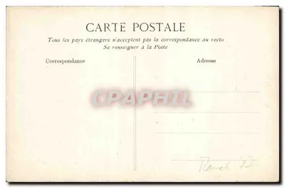 Versalles — Fachada del Gran Triano en los Jardines — Reverso