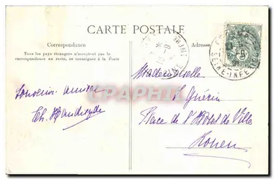 Fécamp — Absyda katedry Starego Opactwa — L. J. — Rewers