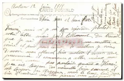 Les Settons — La Digue, 267m de long — J.D. Autun — Verso
