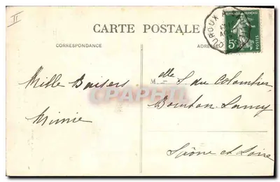 Les Settons — A Cascata — A. Duciel, editor, n°69 — Verso