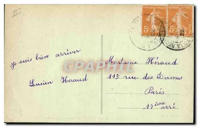 Em Morvan — 76, LES SETTONS — Válvulas e Passarelas — A. Duciel, editor, Saulieu — Verso