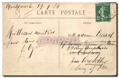 Lago dos Settons — Um Canto do Lago — A. Duciel, editor, Sanlieu — Verso