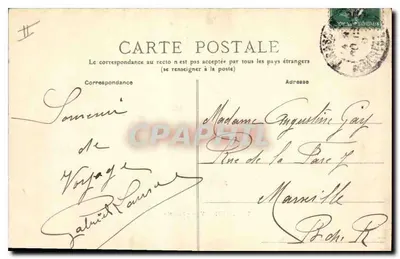 Tarascon — Ogólny widok — Fot. Blanchin, Tarascon - Repr. int. — Rewers