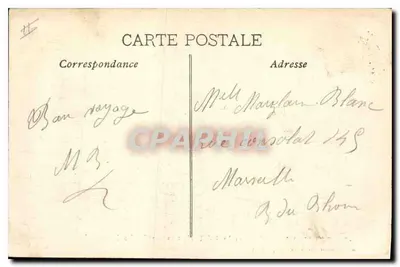 Tarascon — Zamek Króla Renégo, położony na brzegach Rony, obecnie służy jako więzienie — Coll. LA — Rewers