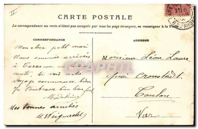 Tarascon — Vista Geral — Fot. Blanchin, Tarascon — Verso