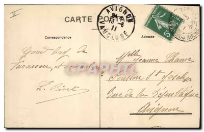 Tarascon - Zamek króla Renego — Gaston fils, wydawca — Rewers