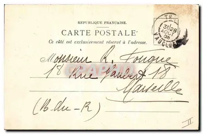 Tarascon — Zamek króla René — Maison Universelle, Nowe Galerie, Avignon — Rewers