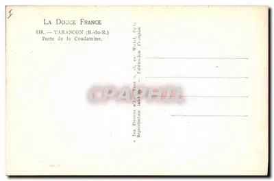 Porta Condaminy — Tarascon (B.-du-R.) — Les Editions d'Art Yvon, Paryż — Rewers