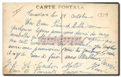 Tarascon — Vista generale — editore sconosciuto, numero di serie non visibile — Verso
