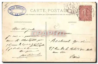 Las Lente (Drôme) — Droga do Combe-Laval — wydawca: C. P. L. V. N. (Villefranche-sur-Saône) — Rewers