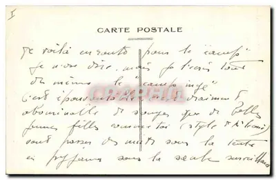Grignan - Facha da Antiga Colegiada de São Salvador reconstruída no século XVII — por Louis Gaucher de Castellane-Adhémar — Edição Artística « AUX DIX MILLE ARTICLES », Valréas — Verso
