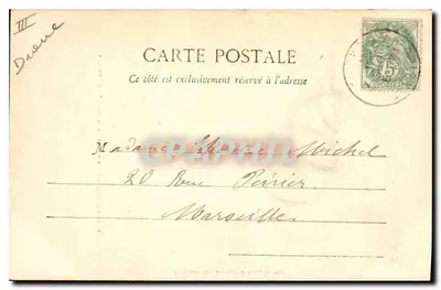 Grignan - Wnętrze zamku pani de Sévigné — L. Revond, Aux Dix Mille Articles, Valréas, nr 28 — Rewers