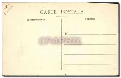 Grignan - Castelo - Vista das Ruínas a Oeste, tirada da Terrasse — Verso