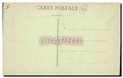 Grignan - Het Kasteel - De Terras - Prachtige uitzicht op het vlakke land vanaf de Lance tot het Rhône en de Cévennes ; ten zuiden, het Luberon — Achterkant