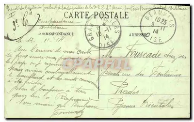 Beauparis — Wieża Świętego Lucjana — LL. nr 3996 — Rewers