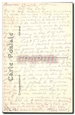Beauvais — El Ayuntamiento — ND. Fot. n°23 — Reverso