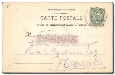 Aix-en-Provence - 25 - Estátua do Rei René — E. Jaussaud Editor — Verso