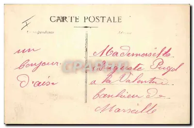 Aix-en-Provence — Estátua do Rei René — H. Fraissinet & Cie — Verso