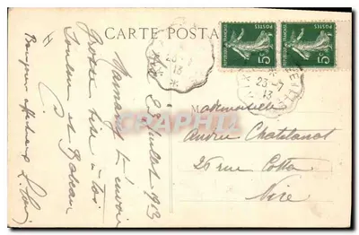 AIX-en-PROVENCE — Estátua do Rei René — Editor H. Fraissinet & Cie — Verso