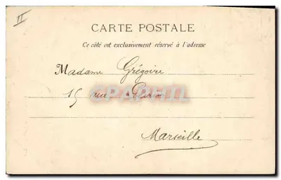 Aix - Estátua de Mirabeau — E. Karroc, Editor — Verso
