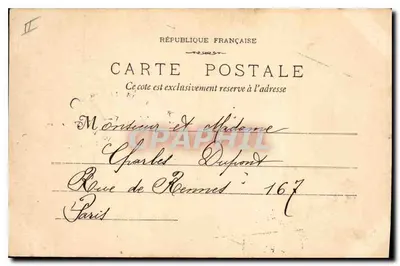 Aix-en-Provence — A Prefeitura — Torre da Relógio — E. Jaussaud Editor — Verso