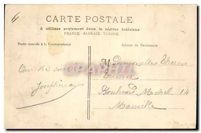 Aix-en-Provence — La Mairie - Klokken toren — uitgave Laussaud, n° 66 — Achterkant