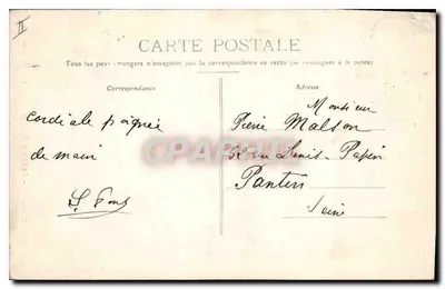 Aix-en-Provence — Torre da Relógio — Coleção Jausaud, Aix — Verso