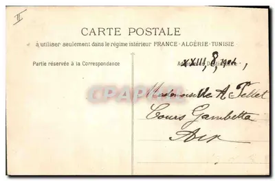 Aix-en-Provence — A Prefeitura — col. C. M. Photo. Jouven — Verso