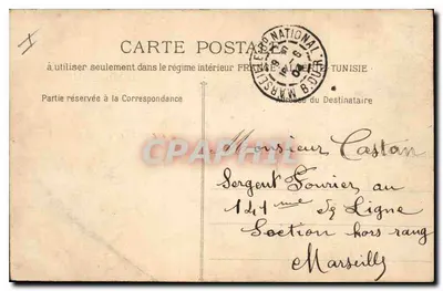 Aix-en-Provence — A Prefeitura — col. C. M. Photo. Jouven — Verso