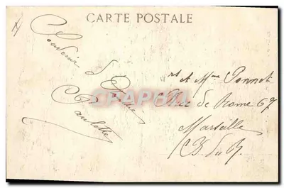 AIX-EN-PROVENCE — Estátua de Mirabeau — Coleção Única — Verso