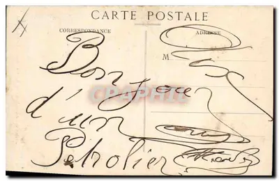 Estátua de Mirabeau na Cour de la Mairie — Aix-en-Provence — Coll. Jaussaud, n°10 — Verso
