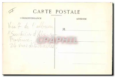 Aix-en-Provence — La Mairie — Editore: Vues & de l'Album — Verso