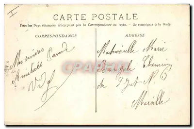 Aix-en-Provence - A Prefeitura — Coleção Jaussaud - Aix — Verso
