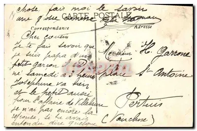 Aix-en-Provence — Statua di Mirabeau — Bouis, editore, Aix — Verso