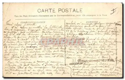 Aix-en-Provence — Place de la Mairie, Tour de l'Horloge — Editore: Aix-en-Provence, n° 825 — Verso
