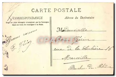 Aix-en-Provence - La Mairie — foto Jouven — Collectie C. M. — Achterkant