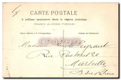 Aix-en-Provence — A Prefeitura — Torre da Hora — Col. Jaussaud — Verso