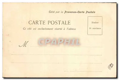 Aix - La Grande Fontaine — editada por Provence-Carte Postale — Reverso