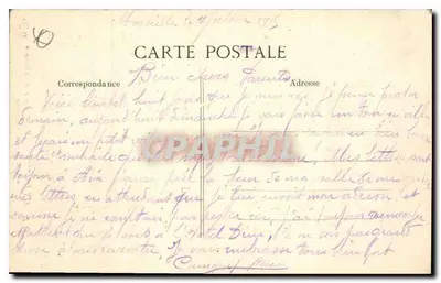 Aix-en-Provence — Fonte da Rotonda — Detalhe — Editor E.P.D. n°1317 — Verso