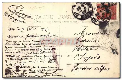 Aix-en-Provence — Fontaine Monumentale — Coleção Jaussaud - N°120 — Verso