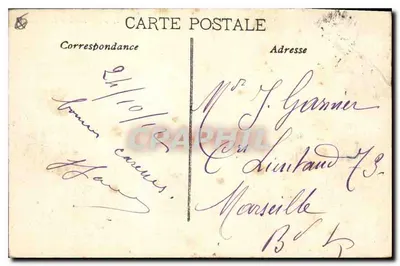 AIX EN PROVENCE — A Grande Fontaine — JtB. Bouis, editor — Verso