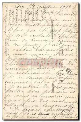 Aix-en-Provence — A Grande Fontaine — Bonne & Cie, n° 41 — Verso