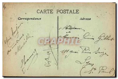 Aix-en-Provence — A Grande Fontaine — J.B. Bouris, edição Aix — Verso